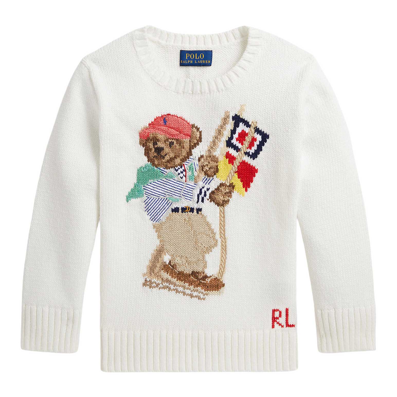 Polo Ralph Lauren Polo Bear Cotton Sweater 3-7Y